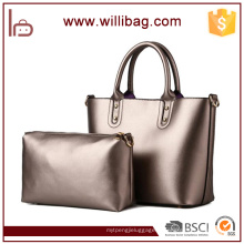 Classique de haute qualité en cuir PU Fashion Handbag Set 2016